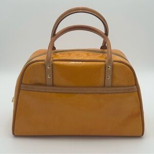 Louis Vuitton Yellow Vernis Satchel